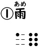読み問題の回答1の画像